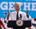 OCTOBER 13, 2016: Vice President Joe Biden campaigns for Nevada Democratic U.S. Senate candidate Catherine Cortez Masto and presid Royalty Free Stock Photo