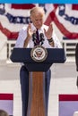 OCTOBER 13, 2016: Vice President Joe Biden campaigns for Nevada Democratic U.S. Senate candidate Catherine Cortez Masto and presid Royalty Free Stock Photo