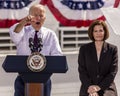 OCTOBER 13, 2016: Vice President Joe Biden campaigns for Nevada Democratic U.S. Senate candidate Catherine Cortez Masto and presid Royalty Free Stock Photo