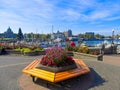 Inner Harbor of Victoria BC in the early fall Royalty Free Stock Photo