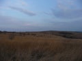 Steppe expanse. The hills. The environs of Sengiley lake.