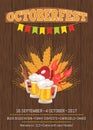 Octoberfest Oktoberfest Promotional Poster Vector