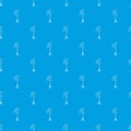 Octobox pattern vector seamless blue Royalty Free Stock Photo