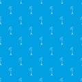 Octobox pattern vector seamless blue Royalty Free Stock Photo