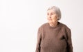 Octogenarian lady portrait. Royalty Free Stock Photo