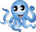 The octopus is an animal from the genus of marine cephalopods with a bag-like body