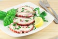 Octopus carpaccio Royalty Free Stock Photo