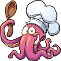 Octopus chef Royalty Free Stock Photo