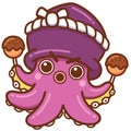 Octopus chef Royalty Free Stock Photo