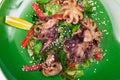 Octopus and chuka salad Royalty Free Stock Photo