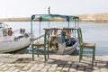 Octopus drying on a stick in Chania, Greece Royalty Free Stock Photo