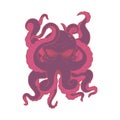 Octopus illustration object in vector Royalty Free Stock Photo