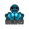 octopus kid vector Royalty Free Stock Photo