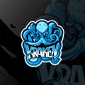 Octopus logo for esport, sport, or game team mascot.