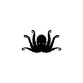 Octopus. Logo. Vector illustration Royalty Free Stock Photo
