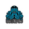 octopus logo vector