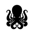 Octopus mascot, colored version. Great for sports logos & team mascots.