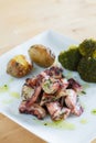 Octopus in Olive Oil with potatoes