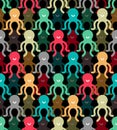 Octopus pattern seamless. Poulpe children cloth texture. Sea animal Vector Background