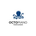 Octopus piano logo