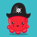 Octopus pirate red 05