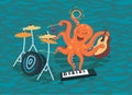 Octopus Plays Music