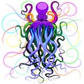 Octopus Psychedelic Luminescence