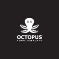 Octopus restaurant logo design vector template Royalty Free Stock Photo