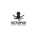 Octopus restaurant logo design vector template Royalty Free Stock Photo