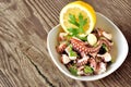 Octopus salad Royalty Free Stock Photo