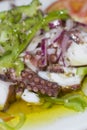 Octopus salad Royalty Free Stock Photo