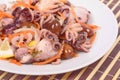 Octopus salad Royalty Free Stock Photo