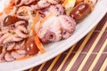 Octopus salad Royalty Free Stock Photo