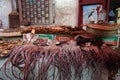 Octopus for sale at the fish market in Stone Town  Zanzibar Royalty Free Stock Photo