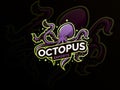 Octopus sport mascot logo design illustration