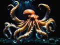 octopus tentacles in the aquarium Royalty Free Stock Photo