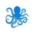 octopus vector icon illustration Royalty Free Stock Photo