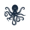 octopus vector icon illustration Royalty Free Stock Photo