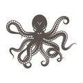 octopus vector icon illustration Royalty Free Stock Photo
