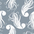 Octopus. Vector   pattern Royalty Free Stock Photo