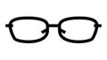 ocular glasses optical line icon animation