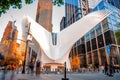 Oculus station in Lower Manhattan, the World Trade Center