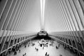 The Oculus of the Westfield World Trade Center Transportation Hub in New York