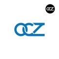 OCZ Logo Letter Monogram Design Royalty Free Stock Photo