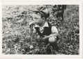 Od Soviet Black and white portrait photograph of a little boy.