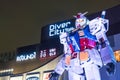 ODAIBA, JAPAN - NOVEMBER 16, 2016: statue of gundum in front of