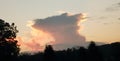 Odd but interestingly shaped cloud