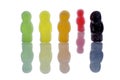 Odd Jellybaby Out Royalty Free Stock Photo