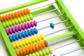 The odd one out - plastic abacus Royalty Free Stock Photo