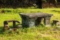 Odd table in Hue Imperial Palace